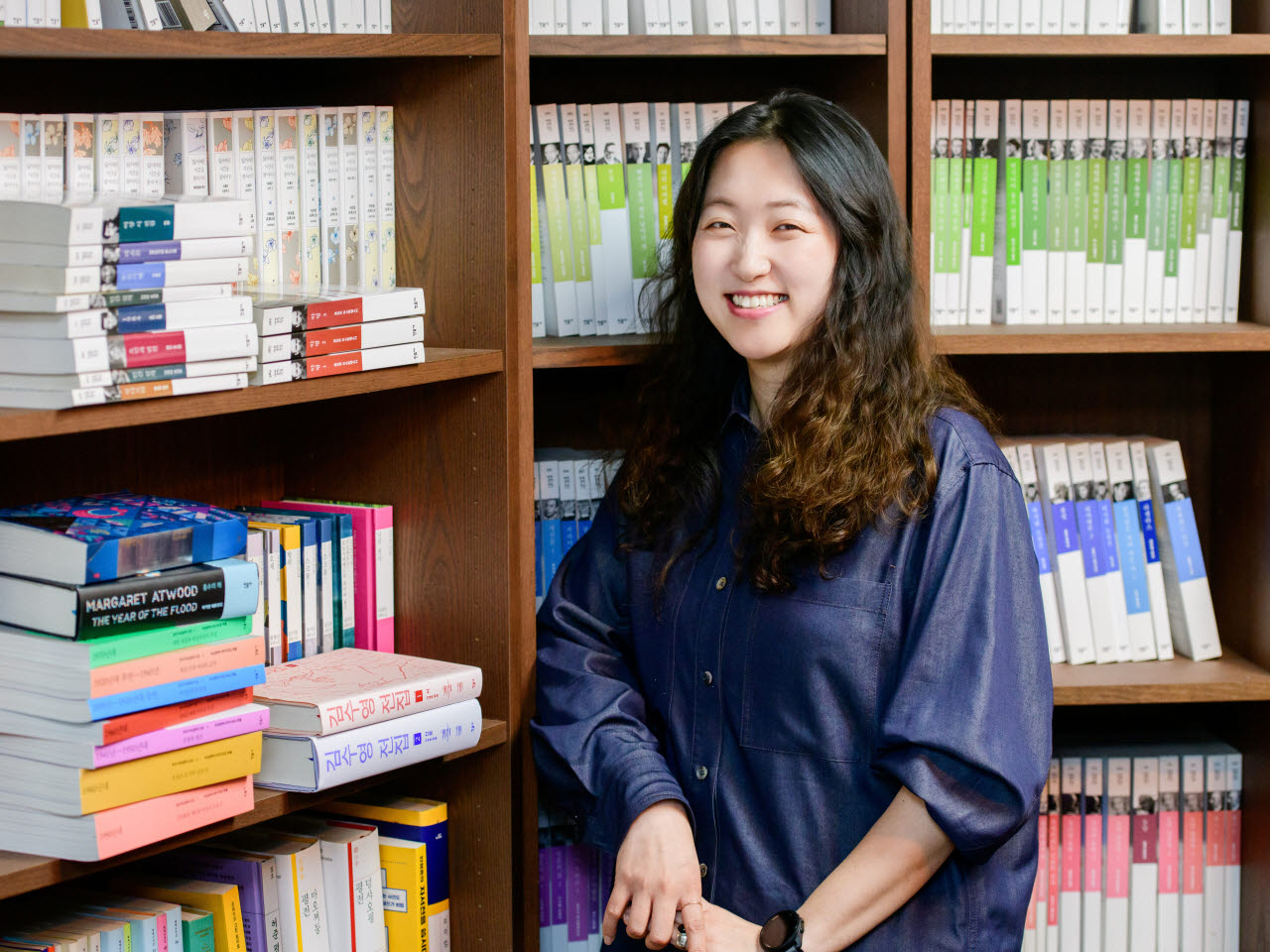 민음사TV를 운영하는 조아란 민음사 마케팅부 부장(사진=민음사 제공)
