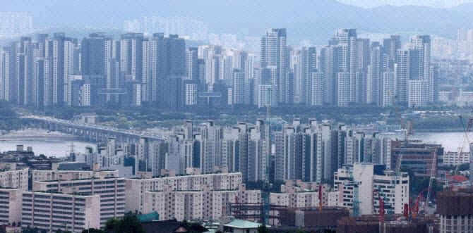 서울 남산에서 바라본 도심 모습.(사진=이데일리 방인권 기자)
