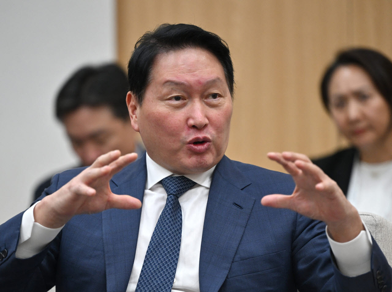 최태원 SK그룹 회장. (사진=AFP)