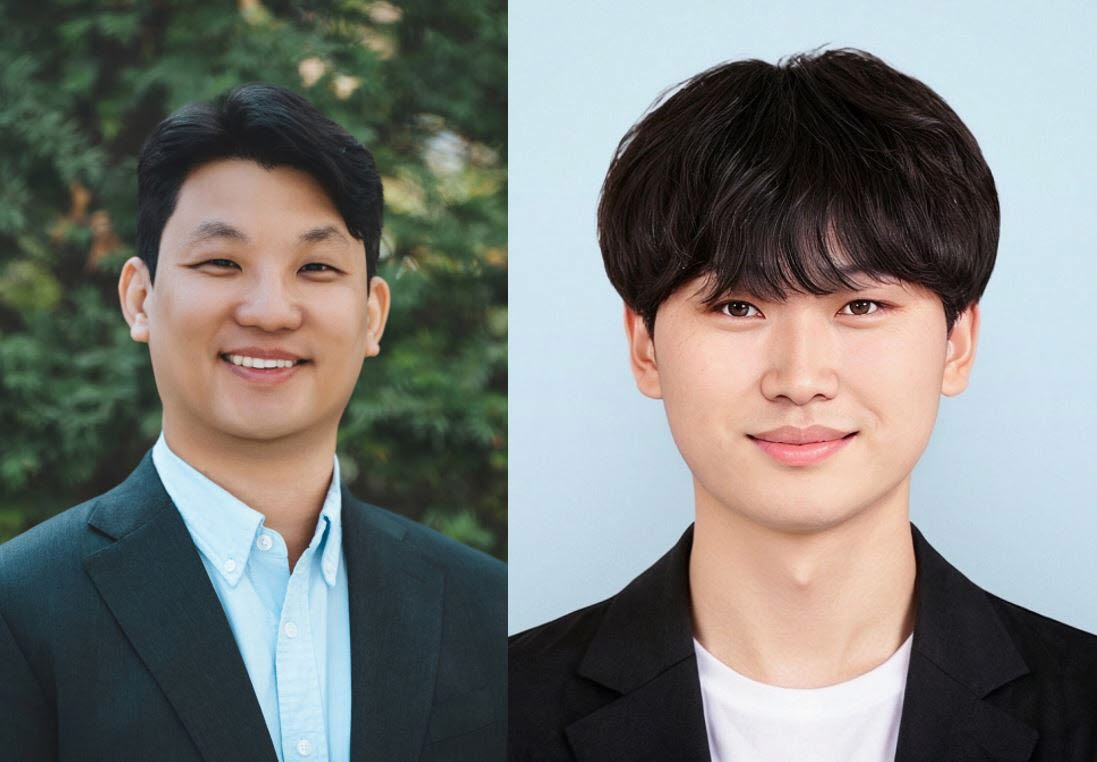 왼쪽부터 교신저자를 맡은 고려대 지구환경과학과 김동훈 교수, 제1 저자인 이무진 학생(사진=고려대)