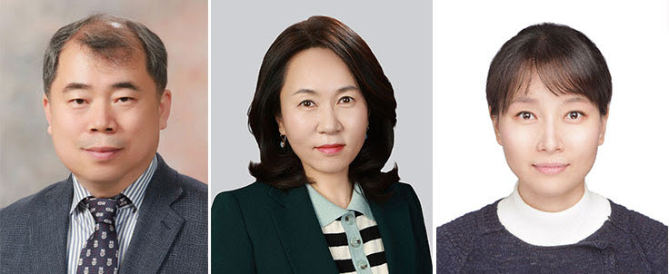 (왼쪽부터)이정원 서울대 교수, 최선 이화여대 교수, 이윤지 중앙대 교수 사진. (사진=이화여대)