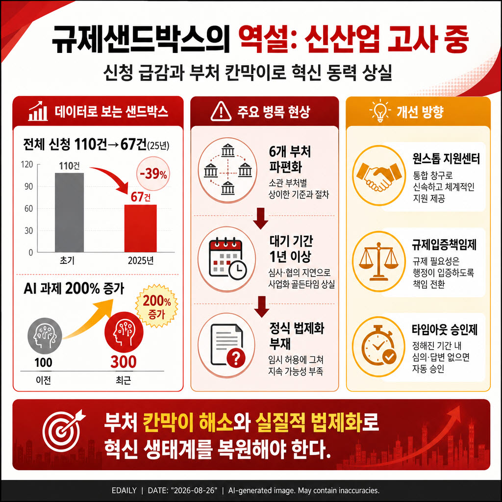 규제샌드박스 현황(사진=챗GPT)