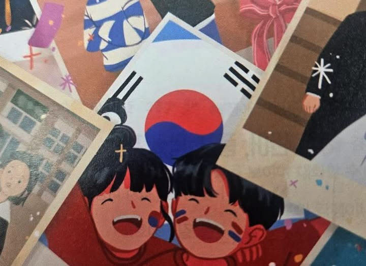 서경덕 교수가 공개한 비상교육 국어 교과서의 태극 무늬 오류 사례. (이미지=서경덕 교수 SNS 갈무리)