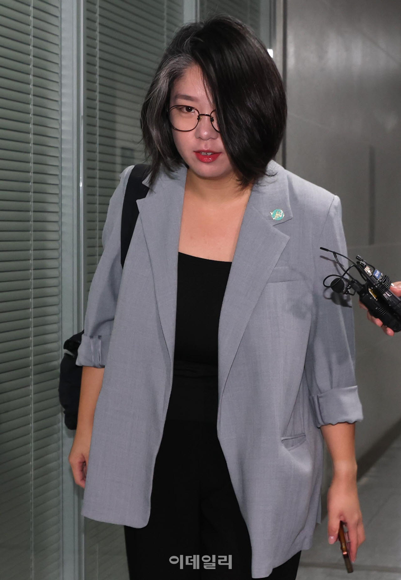 성평등가족부 장관 후보로 지명된 용혜인 기본소득당 원내대표. (사진=노진환 기자)