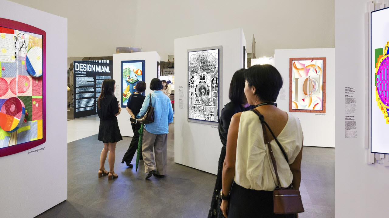 1일부터 6일까지 서울 동대문 DDP에서 열리는 '디자인 마이애미 서울2026'의 삼성전자 전시관 (사진=삼성전자)