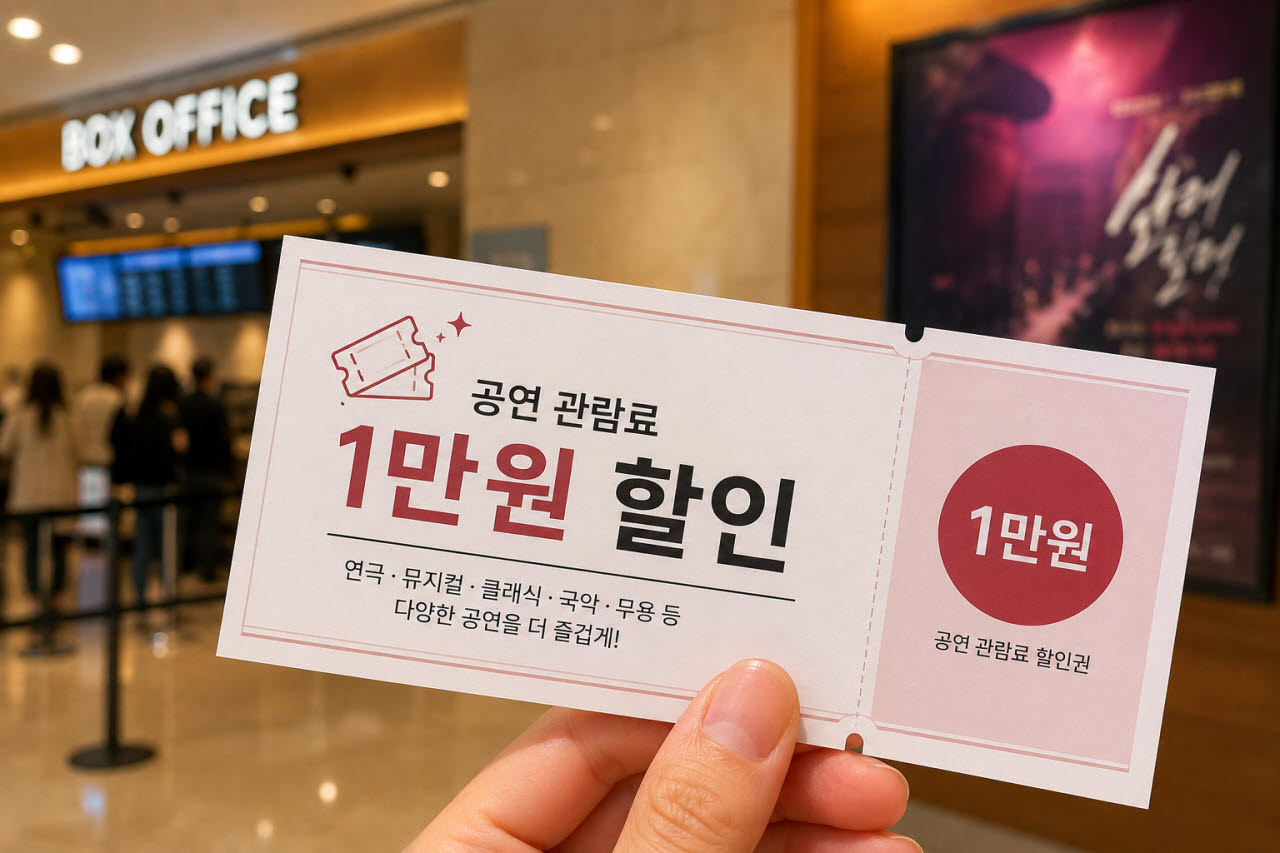 “가을엔 공연 한 편 볼까”…1만원 할인권 22만장 풀린다
