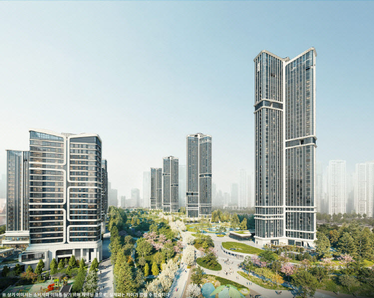 더샵 송도그란테르 메인투시도 (이미지=포스코이앤씨 제공)