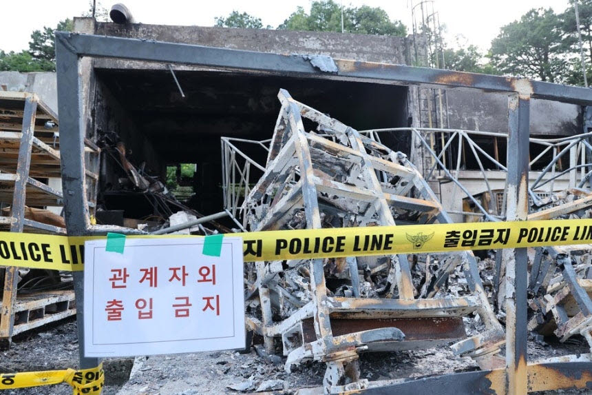 6월 1일 폭발사고가 발생한 대전 유성구 한화에어로스페이스 대전사업장 (사진=연합뉴스)