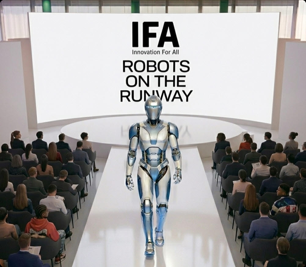 IFA 2026에서 열리는 ‘로봇 온 더 런웨이’ 홍보 이미지. (사진=IFA)