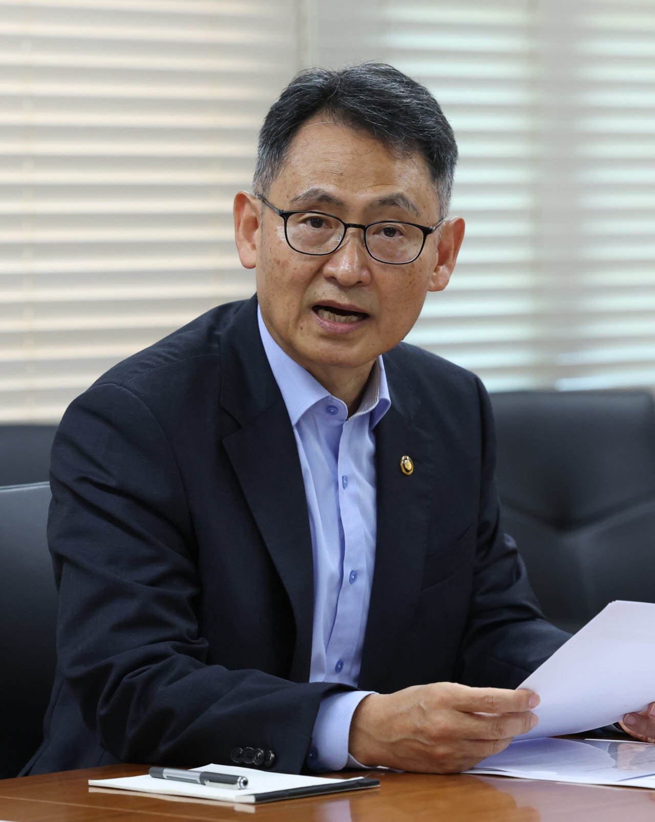 허장 재정경제부 2차관이 3일 정부서울청사에서 열린 비상경제본부회의에서 발언하고 있다.(사진=재정경제부)