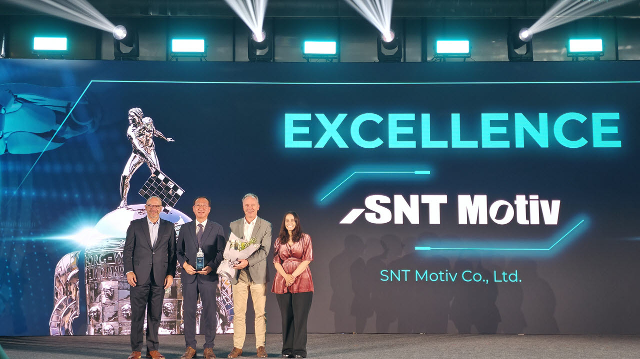 SNT모티브, GM·보그워너서 우수공급업체 연속 수상
