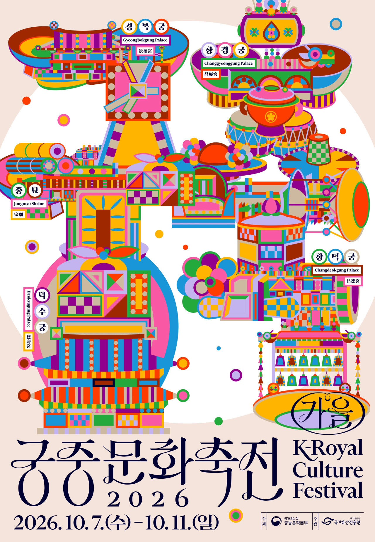 '2026 가을 궁중문화축전', 10월 7~11일 4대궁·종묘 개최
