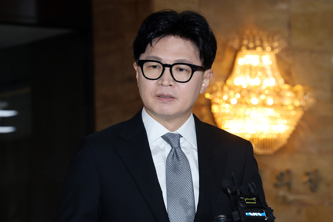 한동훈 의원이 3일 국회에서 김승원 장관 후보자 의혹 관련 백브리핑을 진행했다. (사진=연합뉴스)