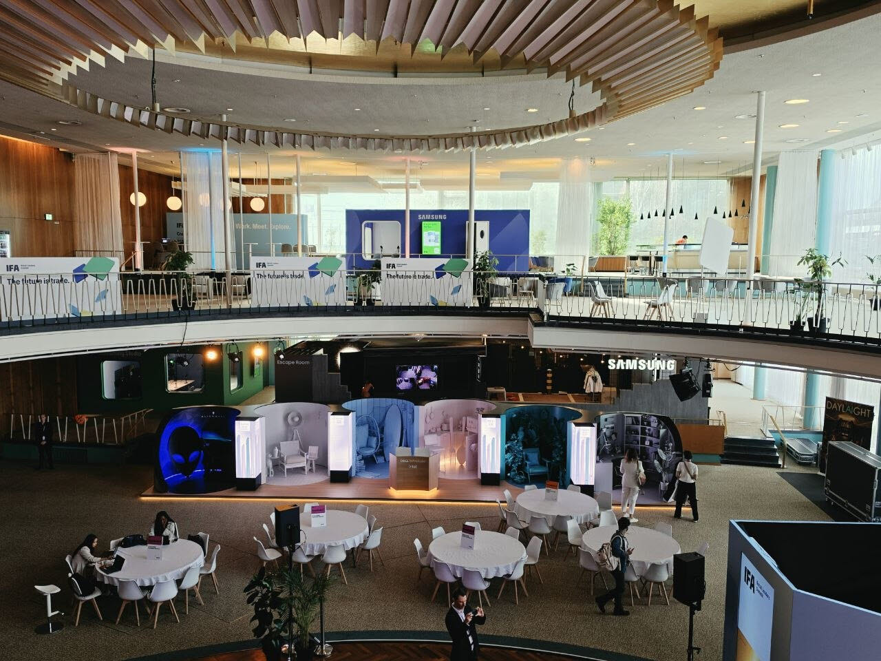 삼성전자가 크리에이터 허브를 IFA 2026이 열리는 '메세 베를린(Messe Berlin)'의 'IFA 팔레(IFA Palais)' 전시 공간에 마련했다. (사진=삼성전자)