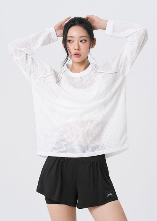 젝시믹스 RX 메쉬 프리런 롱슬리브 (사진=젝시믹스)