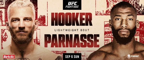 'UFC 파이트 나이트: 후커 vs 파르나스' 대회 포스터