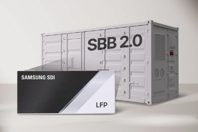 삼성SDI 일체형 에너지저장장치(ESS) 배터리 솔루션 삼성 배터리 박스(SBB) 2.0.(사진=삼성SDI)