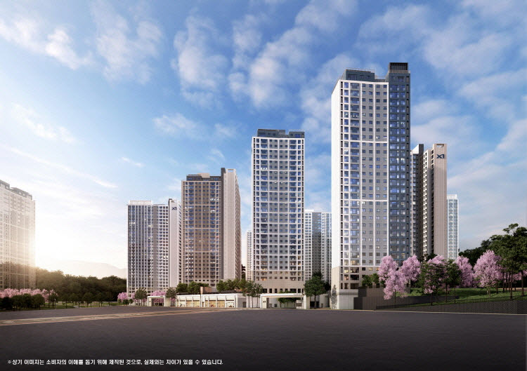 북오산자이 드포레 투시도 (이미지=GS건설 제공)