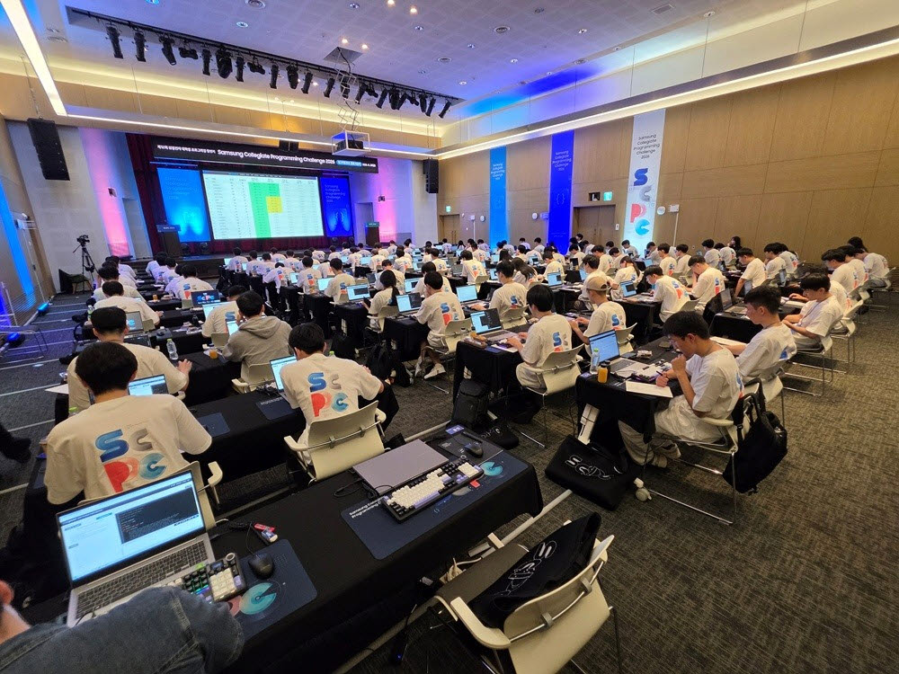 ‘제12회 SCPC 소프트웨어 알고리즘 챌린지’ 본선 현장 (사진=삼성전자)