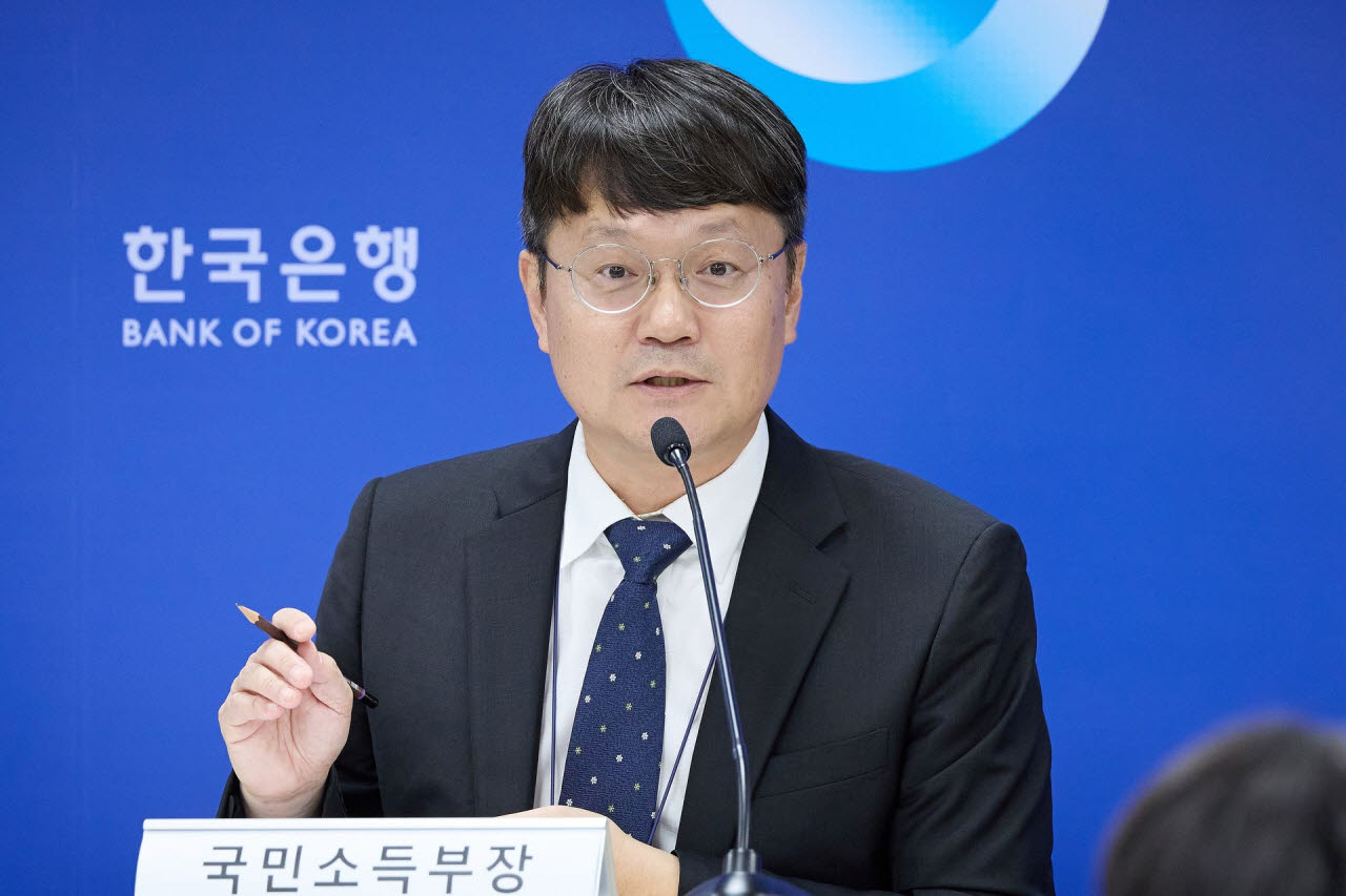 김화용 한은 경제통계2국 국민소득부장. (사진=한국은행)