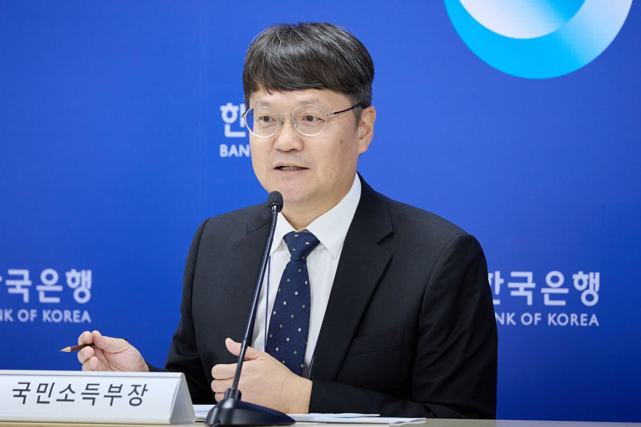 김화용 한은 경제통계2국 국민소득부장. (사진=한국은행)
