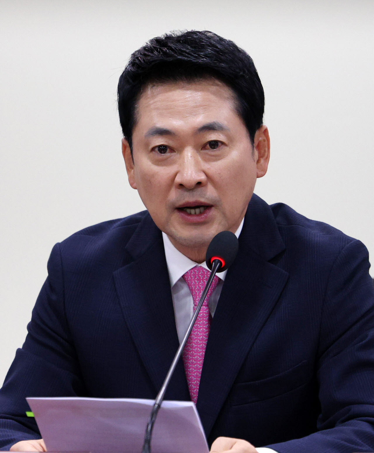 발언하는 장동혁 국민의힘 대표. (사진=뉴시스)