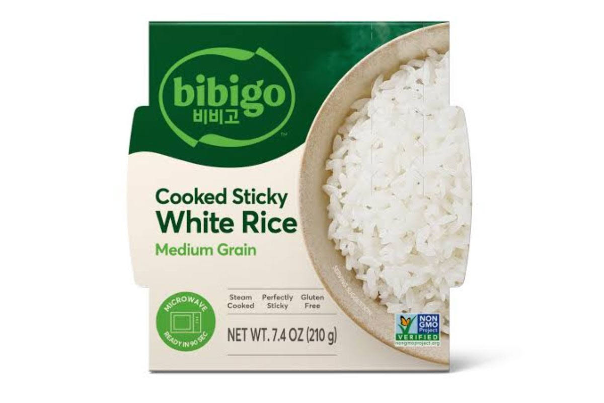 햇반 백미 bibigo Sticky White Rice 제품 이미지