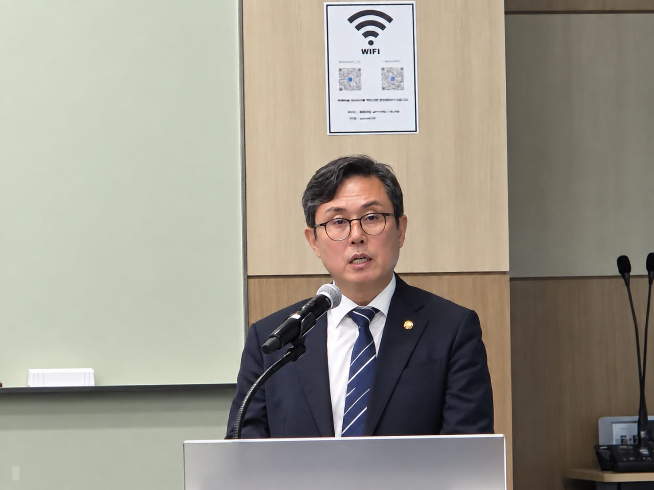 안도걸 더불어민주당 의원. (사진=서민지 기자)