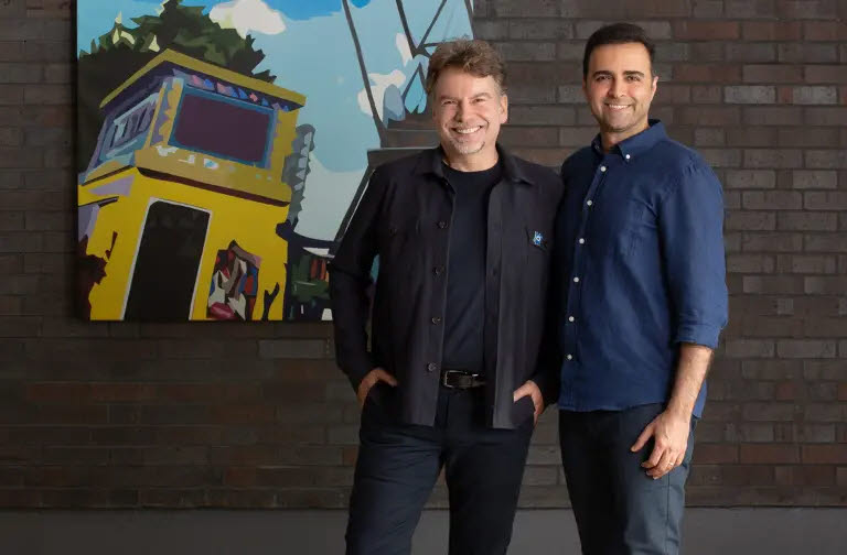 다이내믹 크리처스의 마크 테어만 최고경영자(CEO·왼쪽)와 파르보드 파르시디안 최고기술책임자(CTO). (사진=다이내믹 크리처스)