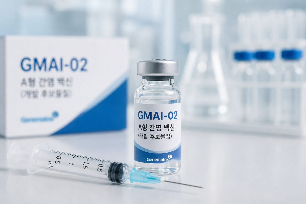 진매트릭스의 제1상 임상시험용 A형 간염 백신 'GMAI-02' 이미지. (사진=진매트릭스)