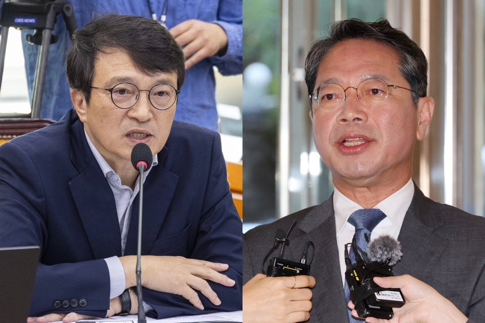 김의겸 더불어민주당 의원(왼쪽), 김승원 법무장관 후보자. (사진=연합뉴스)