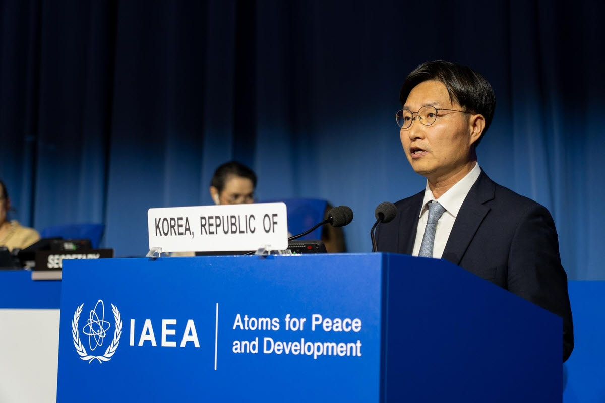2025년 9월, 구혁채 과기정통부 제1차관이 오스트리아 빈에서 열린 제69차 IAEA 총회에 한국 수석 대표로 참석했다. 사진=연합뉴스