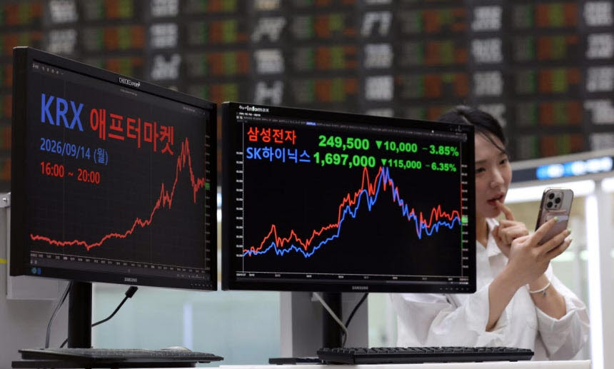 한국거래소가 14일 정규장 종료 후에도 주식을 실시간으로 거래할 수 있는 애프터마켓을 본격적으로 운영한다. 사진은 이날 애프터마켓이 개장한 영등포구 한국거래소의 모습.(사진=노진환 기자)