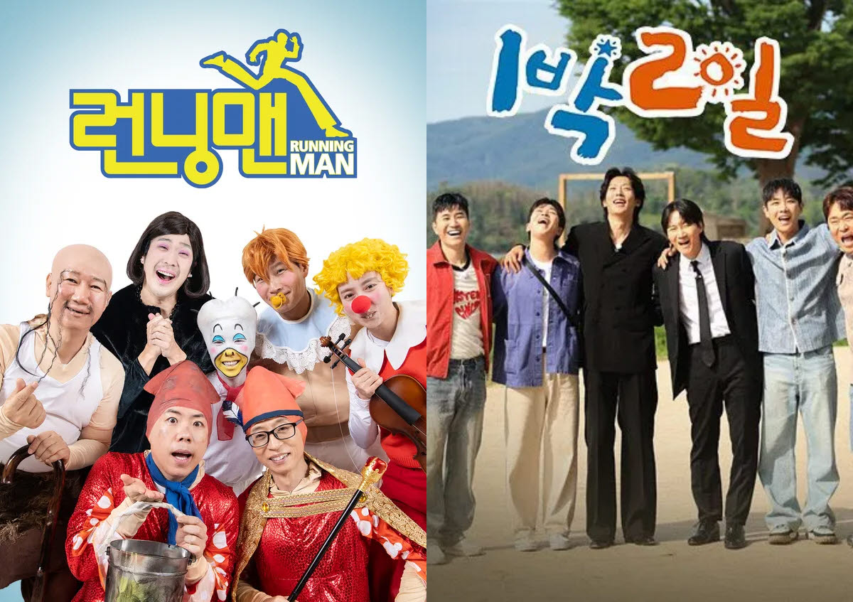 '런닝맨'과 '1박 2일' 포스터.(사진=SBS·KBS)