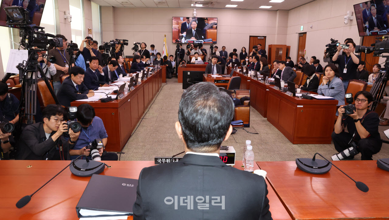 15일 서울 여의도 국회 법제사법위원회에서 김승원 법무부 장관 후보자인사청문회가 열리고 있다.(사진=이데일리 방인권 기자)