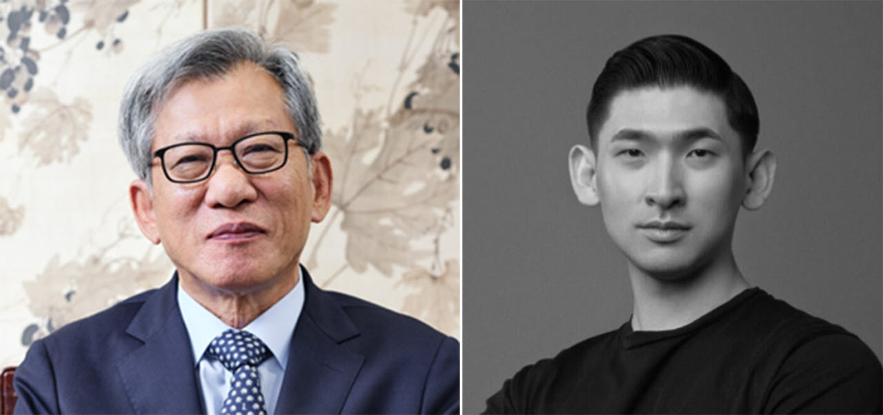 유홍준 국립중앙박물관장(왼쪽), 김성한 쿠팡플레이 대표(사진=KBS)
