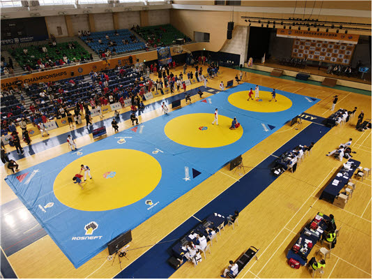 2026 코리아오픈삼보연맹 경기장 전경. 사진=국제삼보연맹