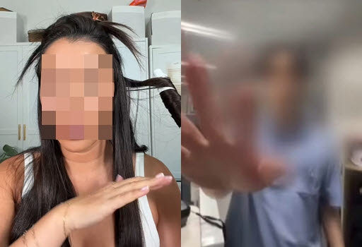 논란이 커지자 영상을 삭제하고 해명 영상을 올린 인플루언서(왼쪽)와 정당한 공무 집행을 했음에도 허위 사실과 함께 얼굴이 모자이크 없이 그대로 공개된 한국 역무원 (사진=인플루언서 SNS 캡처)