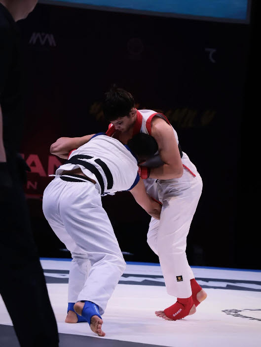 아이치-나고야 아시안게임에 처음으로 정식종목에 채택된 MMA 경기 모습. 사진=아시아MMA연맹 공식 SNS