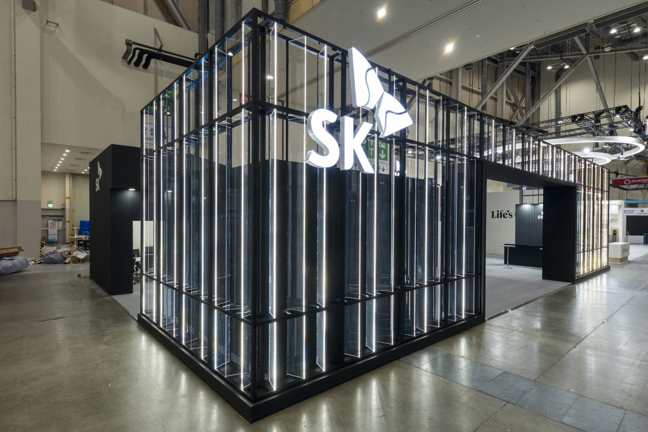 2026 기후산업국제박람회(WCE) SK이노베이션 전시관 전경 (사진=SK이노베이션)