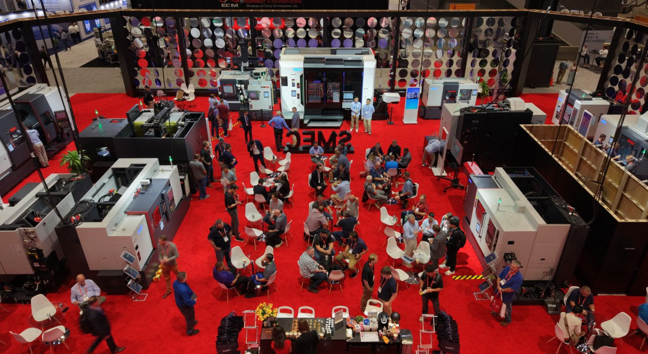 미국 시카고에서 열린 ‘IMTS 2026(International Manufacturing Technology Show)’에 참가한 스맥 부스. (사진=스맥)