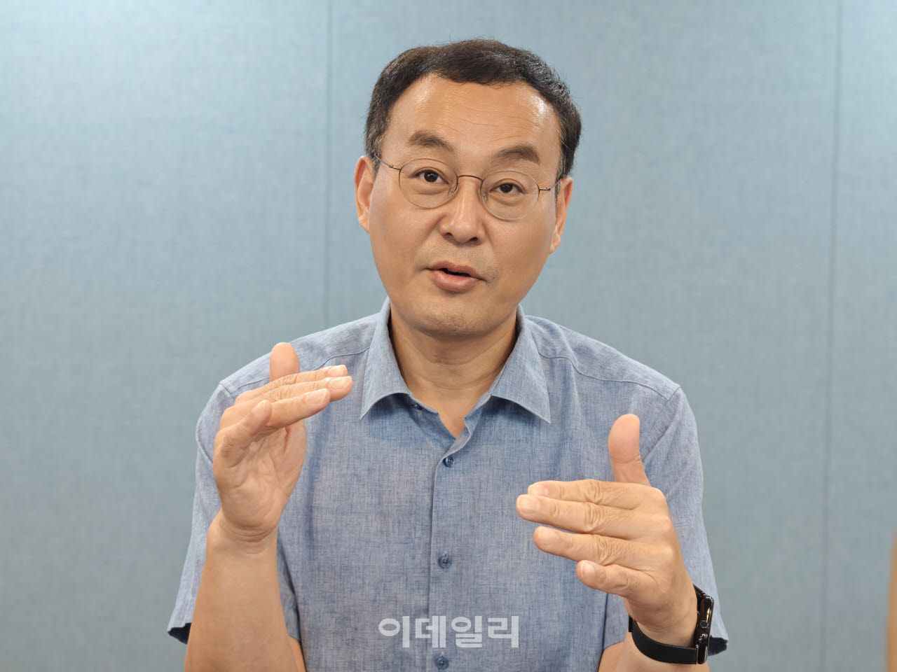 박준형 인피닉 대표가 지난 9일 이데일리와 인터뷰를 하고 있다. (사진=한광범 기자)