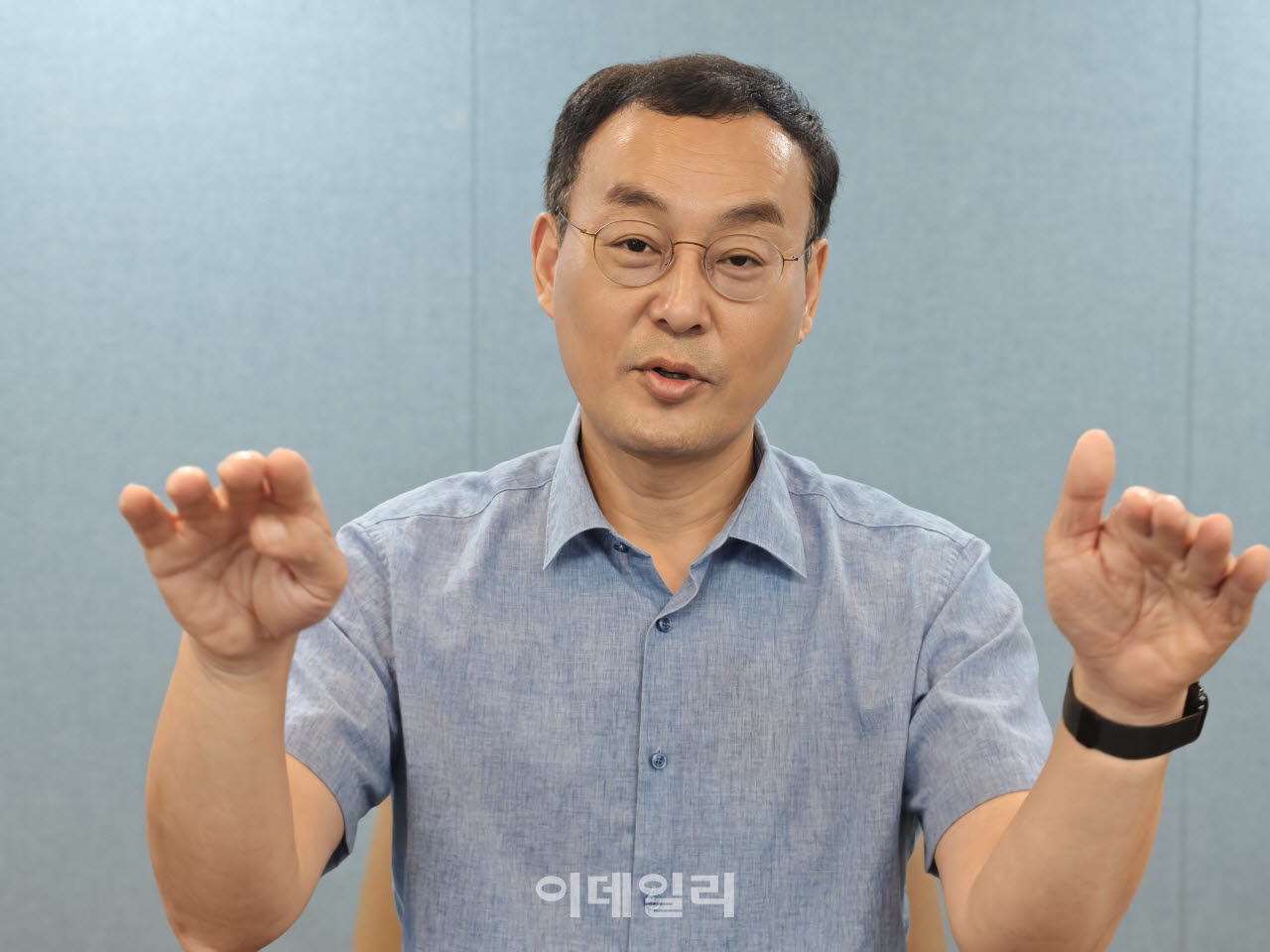 박준형 인피닉 대표가 지난 9일 이데일리와 인터뷰를 하고 있다. (사진=한광범 기자)