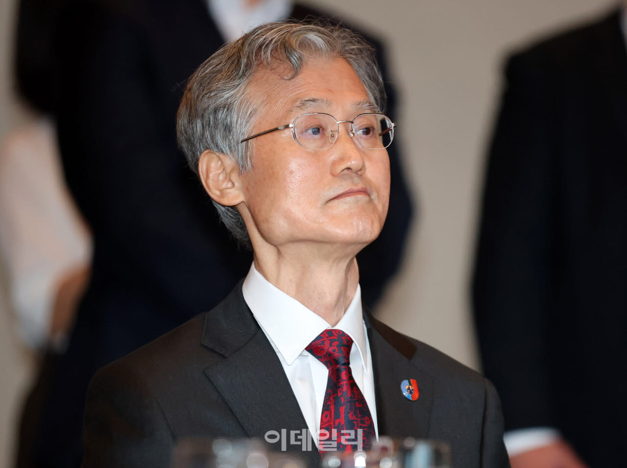 조희대 대법원장이 16일 서울 용산구 한남동 하야트호텔에서 열린 '제1회 세종법률문화상 시상식'에 참석하고 있다.(사진=방인권 기자)
