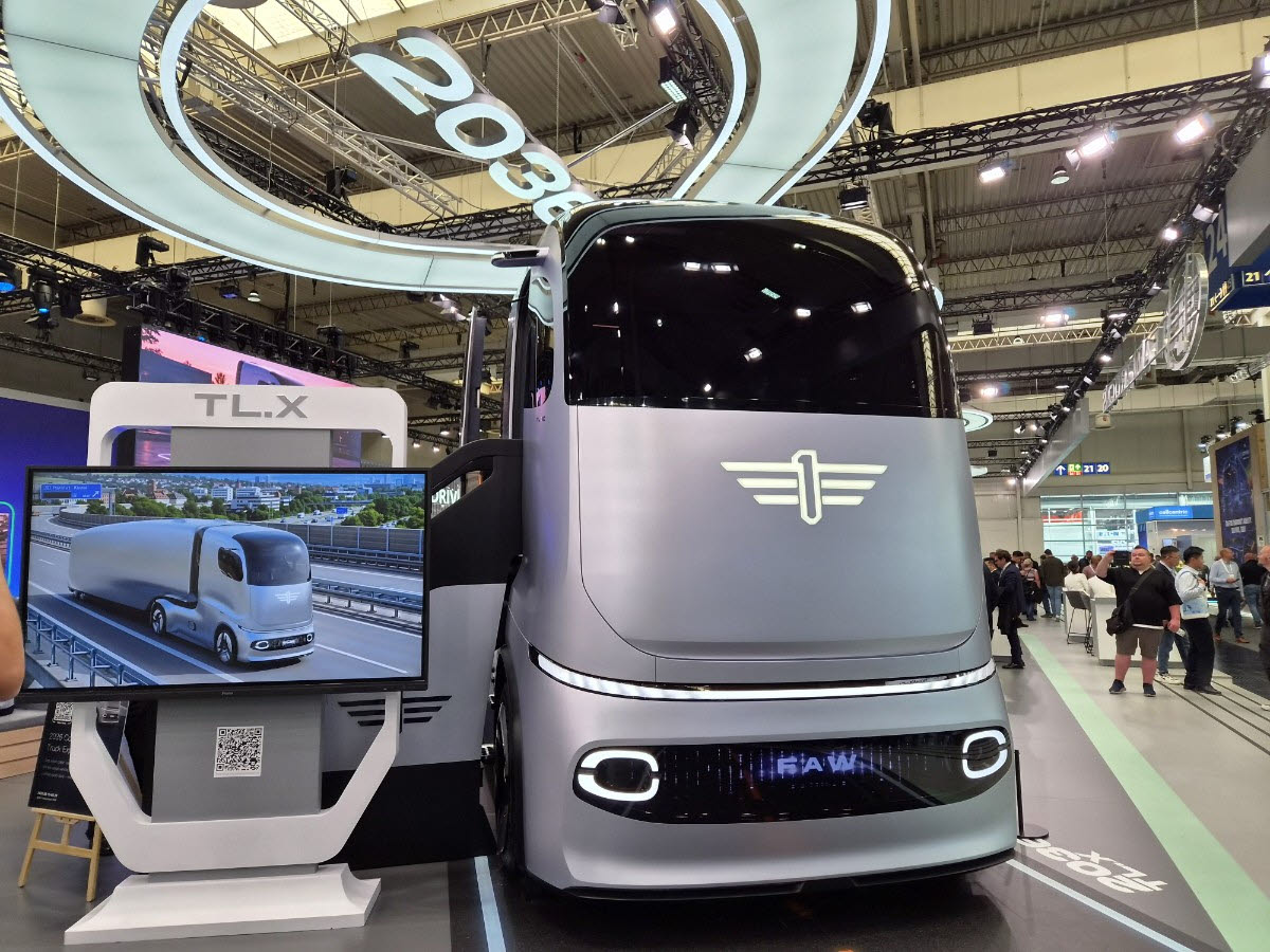 'IAA 트랜스포테이션 2026'에 전시된 중국 FAW지에팡의 'TL.X 비저너리 콘셉트 트럭'. (사진=이데일리 이배운 기자)