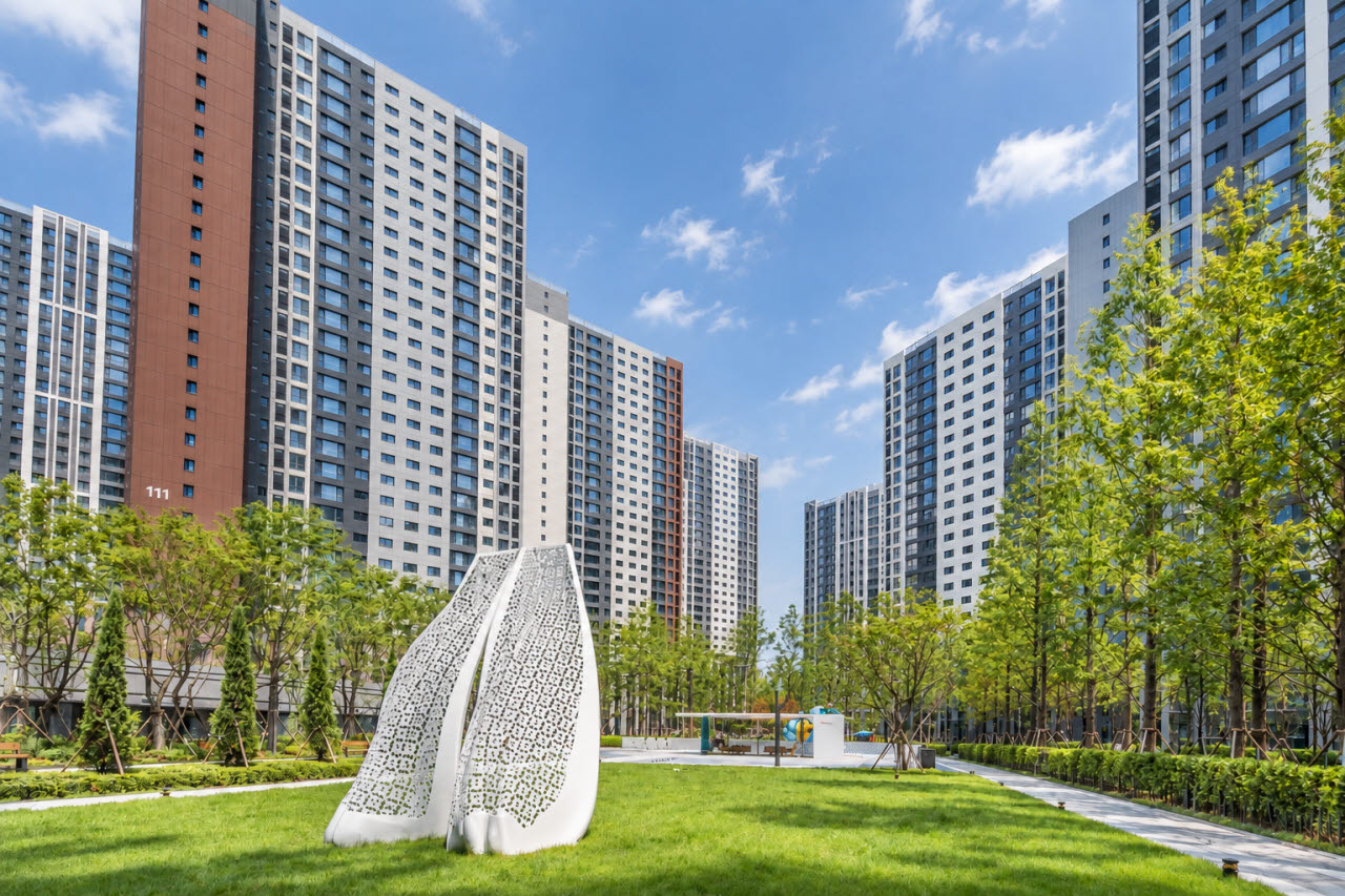 한화포레나 단지 전경. (사진=한화 건설부문 제공)