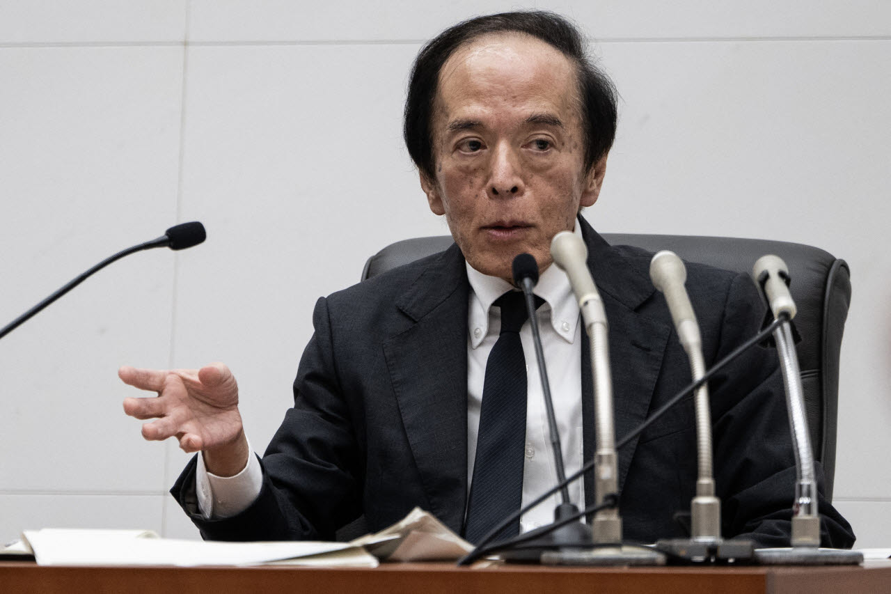 우에다 가즈오 일본은행(BOJ) 총재. (사진=AFP)