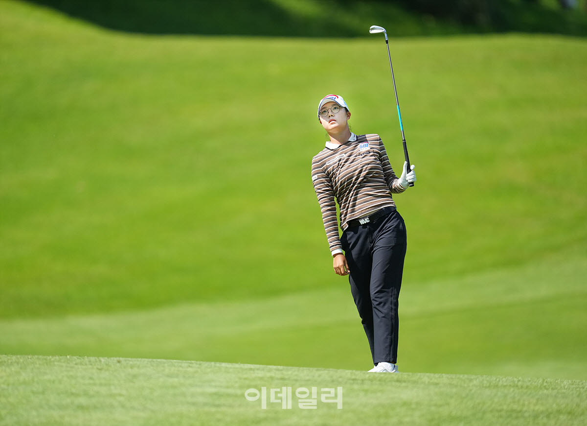 [포토]김가희,핀 옆에 붙어라