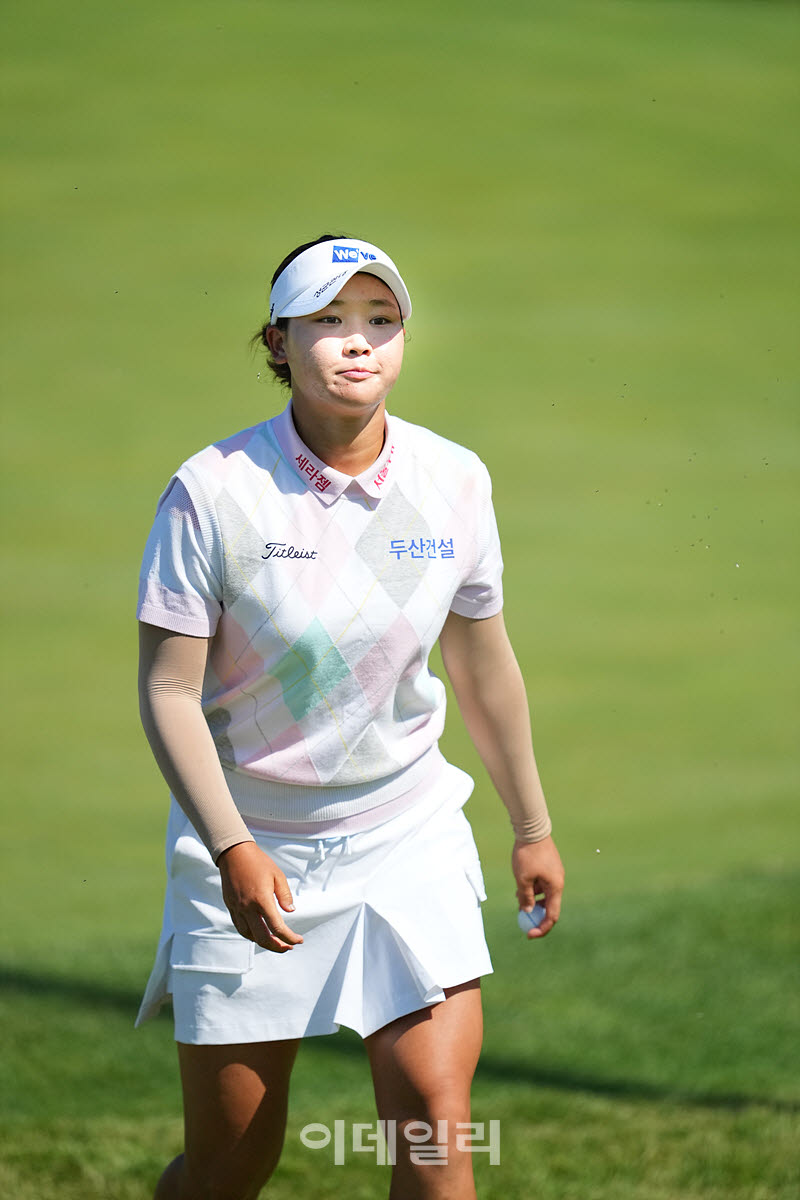 [포토]김민솔,버디 아쉬운 표정