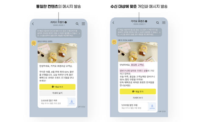 카카오톡 광고 서비스 ‘브랜드메시지’ (사진=카카오)